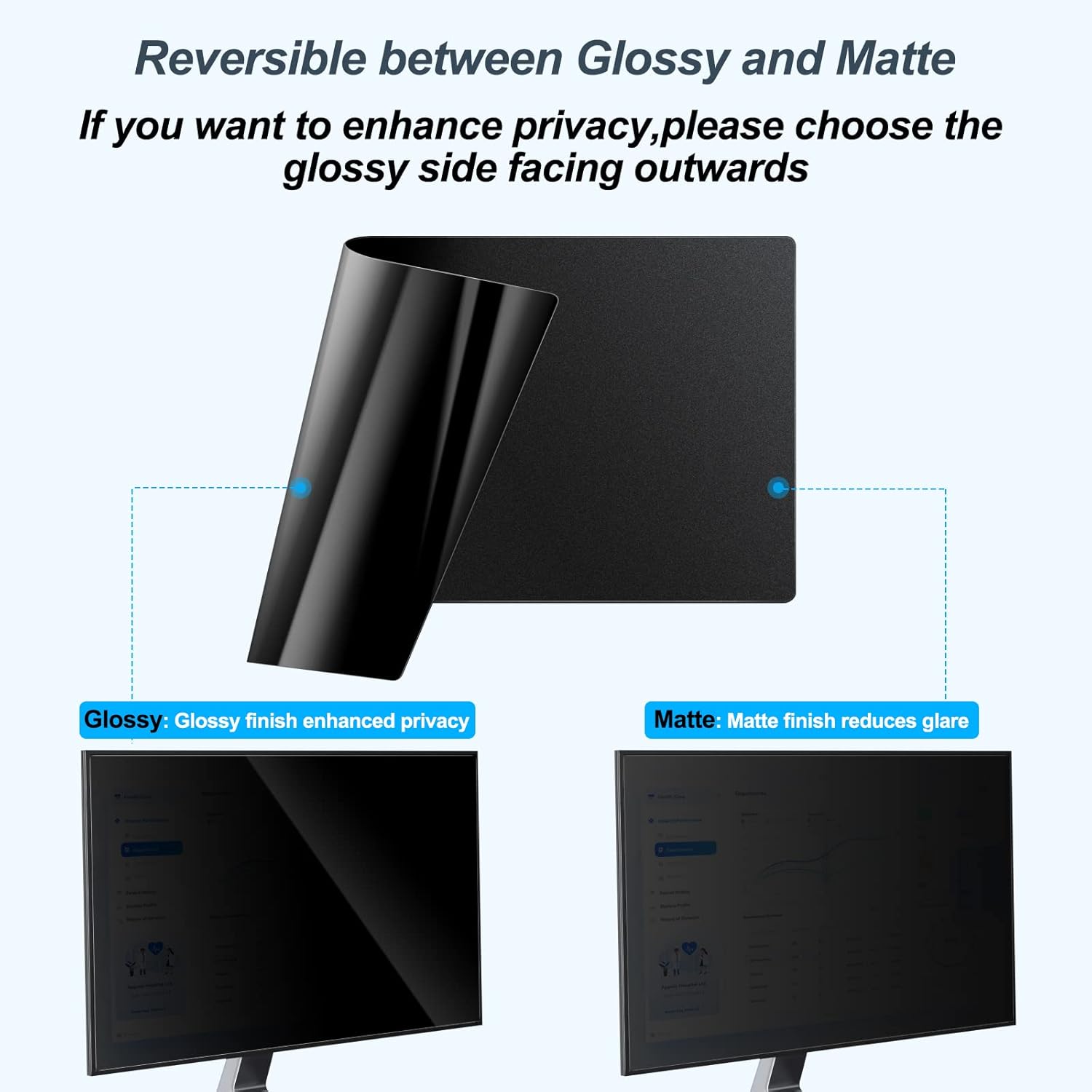 2 Pack 24 Inch Computer Privac - огляд і ціна Privacy Filter 2Pack