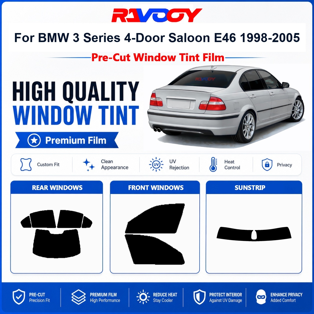 Premium Pre-Cut Window Tint Fo - огляд і ціна Privacy Screen Protector