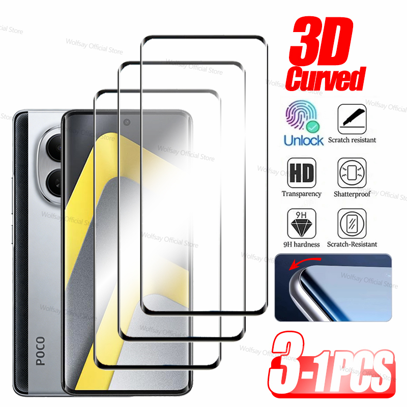 3/2/1 PCS 3D Curved Edge Glass - огляд і ціна Curved Edge Screen